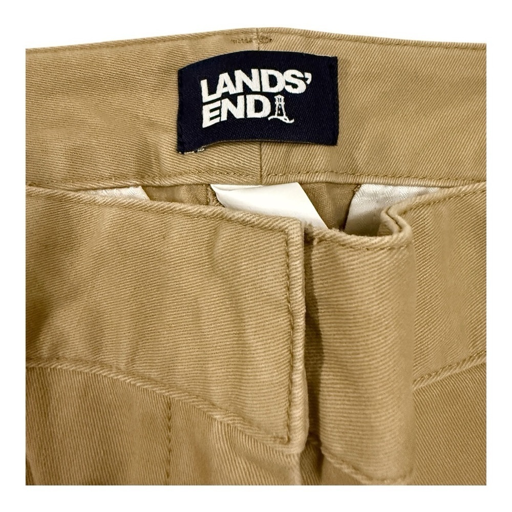 Lands’ End Women’s Chino Crop Pants 20W Desert Tan - Picture 2 of 3
